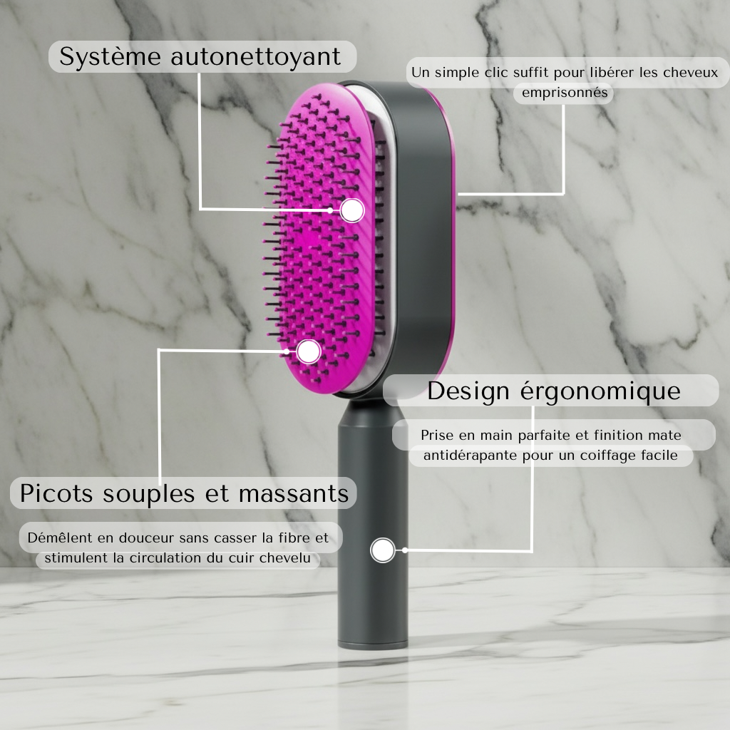 Brosse Autonettoyante & Massante
